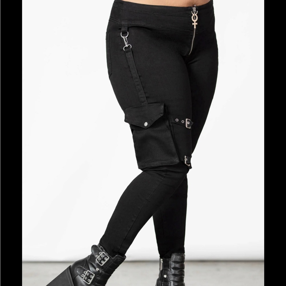 Killstar Zodiac Harness Jeans size XXL
